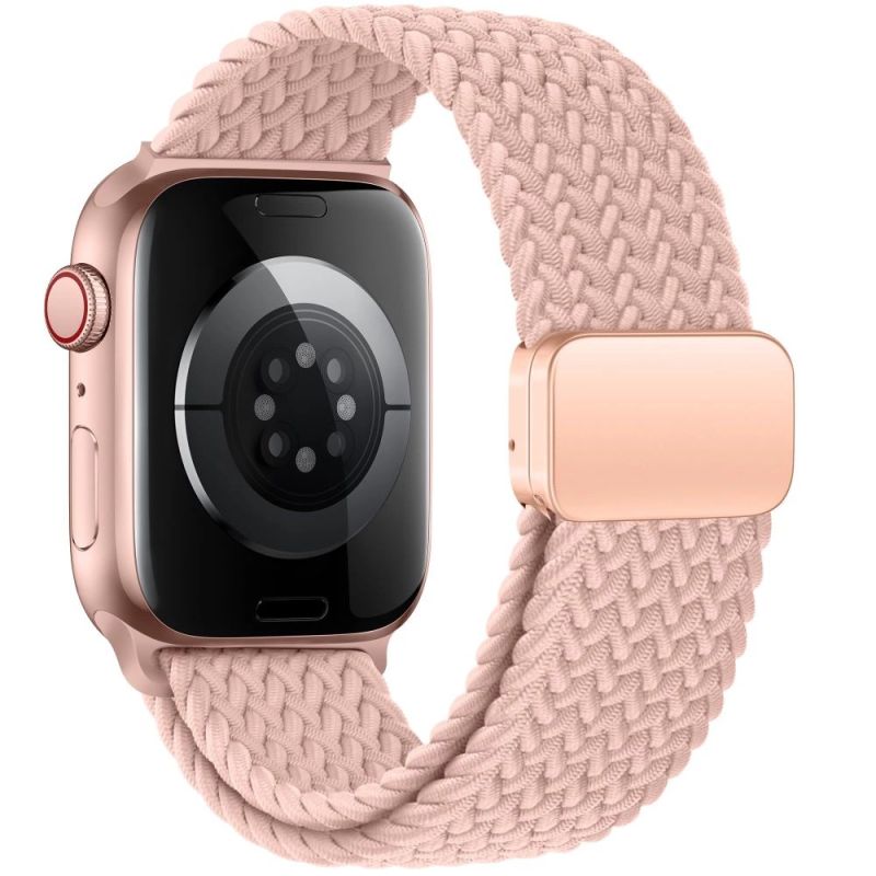 2. Pasek Tech-Protect Nylonmag do Apple Watch 4 / 5 / 6 / 7 / 8 / 9 / SE / Ultra 1 / 2 (42 / 44 / 45 / 49 mm) - różowy