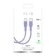 3. Kabel Puro ICON USB-C - USB-C 1,5m - fioletowy