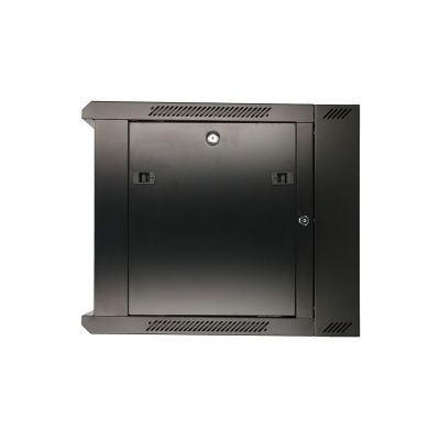 6. Extralink Szafa rack 6U 600x600 AZH Czarna montowana na ścianie, dwusekcyjna