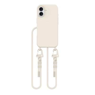 2. Etui Tech-Protect MagNecklace MagSafe ze smyczą na iPhone 16 - beżowe