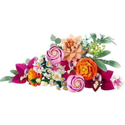 15. LEGO ICONS 10342 Botanicals - Piękny bukiet różowych kwiatów