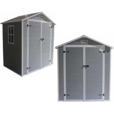 4. DOMEK OGRODOWY NARZĘDZIOWY PVC 181x135x210CM