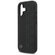 6. Etui Mercedes Leather Laurel Leaves MagSafe na iPhone 17 - czarne