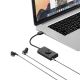 3. Karta dźwiękowa Orico SC2 zewnętrzna wielofunkcyjna z USB-A - czarna