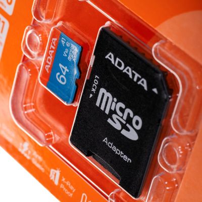 3. Karta pamięci ADATA PREMIER AUSDX64GUICL10A1-RA1 (64GB; Class 10; Adapter)