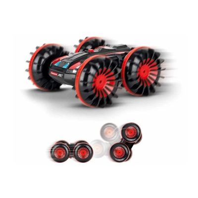 2. Carrera RC All-Terrain Stunt Water Car zdalnie sterowany model Samochód kaskaderski Silnik elektryczny 1:16