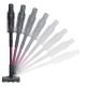 61. Hoover HF610HX 011 Pionowy odkurzacz Bateria Suchy EPA Bez worka 0,7 l 650 W Purpurowy 4 Ah
