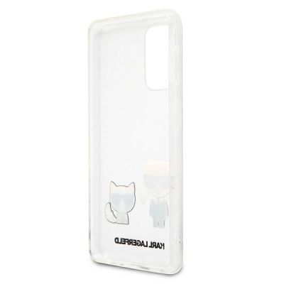 7. Etui Karl Lagerfeld Karl & Choupette na Samsung Galaxy A32 5G - przezroczyste