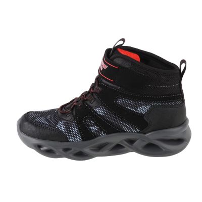 2. Skechers Twisted Brights - Zerrix 400145L-BKRD Czarne 28