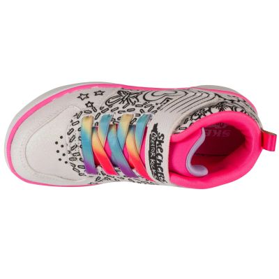 3. Skechers Sport Court 92 - Color Me Kicks 302213L-WMLT Białe 27