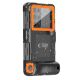 2. Pokrowiec Tech-Protect Waterproof Case wodoodporny IPX8 na smartfony 4.7-6.7" - czarno-pomarańczowy