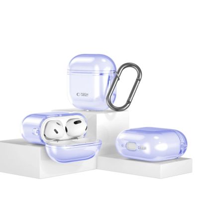 4. Etui Tech-Protect FlexAir na AirPods 4 - fioletowe