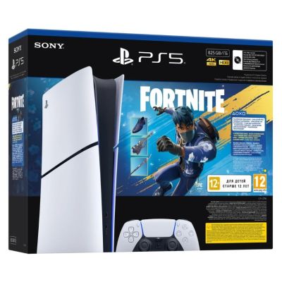 4. PlayStation 5 Slim Digital + Fortnite Rozkwitający Chaos