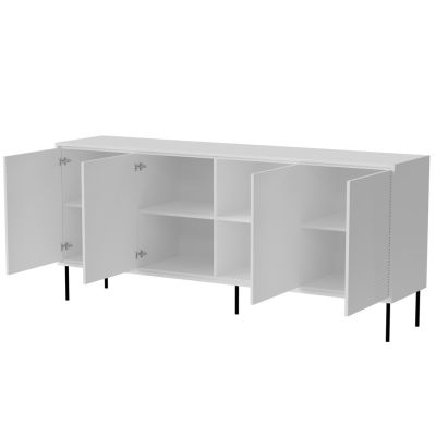 2. Komoda 4D ABI 200x45x88 biały mat