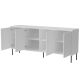 2. Komoda 4D ABI 200x45x88 biały mat