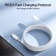 4. Kabel Joyroom Ben Series S-A45 USB-C / USB-C 60W 1 m - biały