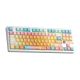 2. Klawiatura gasket F87Pro V2 Orange Soda Kailh Meteorite Ice Cream switch RGB AULA