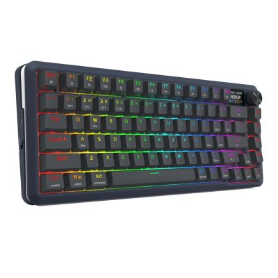 6. REDRAGON K708-RGB-PRO FLEKACT klawiatura USB + RF Wireless + Bluetooth Czarny