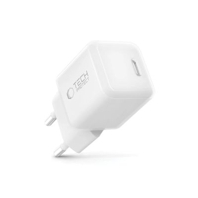 2. Ładowarka sieciowa Tech-Protect NCM25 USB-C PD 25W - biała