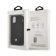 8. Etui BMW Leather Perforate na iPhone 12 Pro Max - czarne