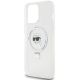 6. Etui Karl Lagerfeld Ring Stand Karl Head MagSafe do iPhone 15 Pro - białe