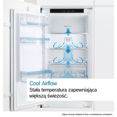 9. Lodówka do zabudowy BOSCH KBN96VFE0 70 cm szer.