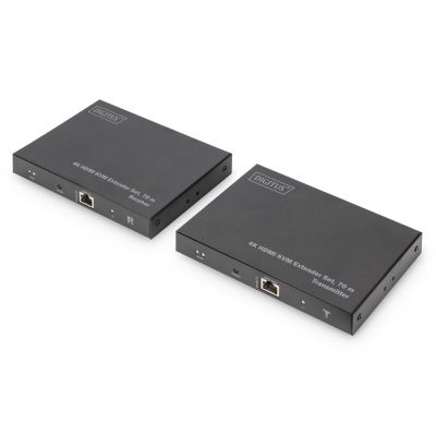 5. Przedłużacz/Extender KVM HDMI+USB 70m po kat. 6 UTP/IP 4K 60Hz audio (zestaw)