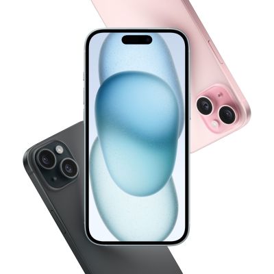 8. Jabłko | iPhone'a 15 | | 6.1 " | Technologia Super Retina XDR | 2556 x 1179 pikseli | A16 Bioniczny | Wewnętrzna pamięć RAM 6 GB | 128 GB | Dwie karty SIM | Sieć 4G | Rozdzielczość głównego aparatu 48+12 MP | Rozdzielczość drugiego aparatu: 12 MP | U