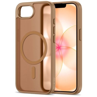 2. Etui Tech-Protect BasicMag MagSafe na iPhone 16e / 17e - brązowe