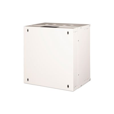 9. Szafa sieciowa wisząca 19" 12U, SOHO PRO 595 x 540 x 400 mm, drzwi szyba, szary, niezłożona, 60kg