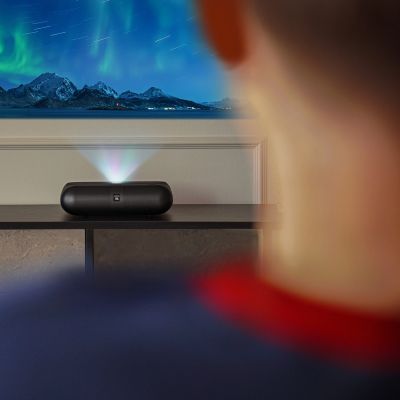 18. Projektor multimedialny Yaber K300s laserowy RGB FullHD 1080p z głośnikami JBL - czarny