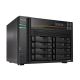 5. NAS Asustor AS6808T; Tower; 8x (3.5" SATA HDD/ 2.5" SSD); AMD Ryzen Embedded V3C14; 16G ECC DDR5 SODIMM (max. 64GB), 2x 10GbE, 2x 5GbE, 4x M.2 2280 NVMe PCIe 4.0, 2x USB4, 2x USB 3.2 Gen, 1x optional 10 GbE card