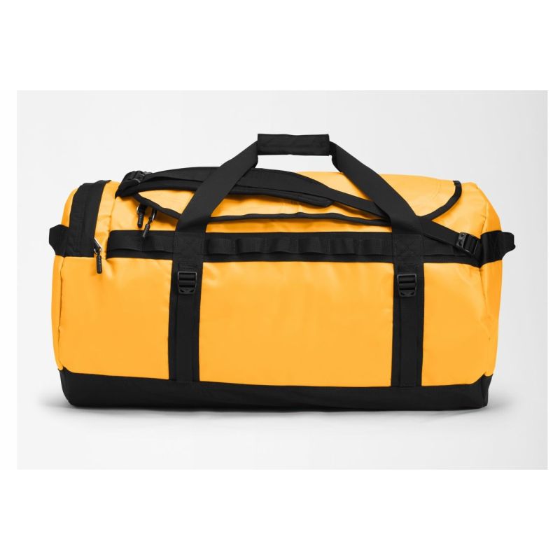 3. The North Face Base Camp Duffel L sportowa torba 95 l Poliester Czarny, Żółty