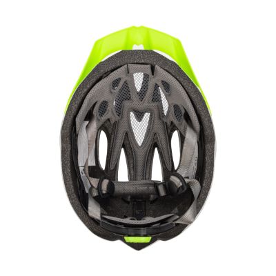 10. Kask Meteor Gruver L 58-61 cm biało-zielony 24802
