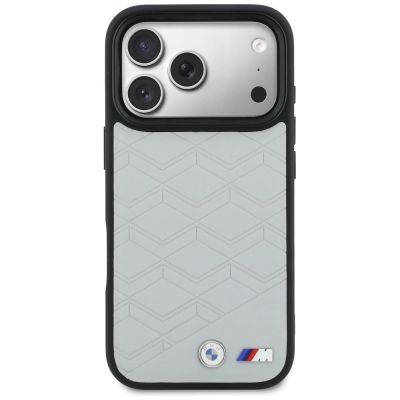 3. Etui BMW M Shape Logo MagSafe do iPhone 17 Pro szary