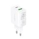 3. Acefast ładowarka sieciowa USB Typ C / USB 20W, PPS, PD, QC 3.0, AFC, FCP biały (A25 white)