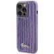 2. Etui Guess Sequin Script Metal na iPhone 15 Pro - fioletowe