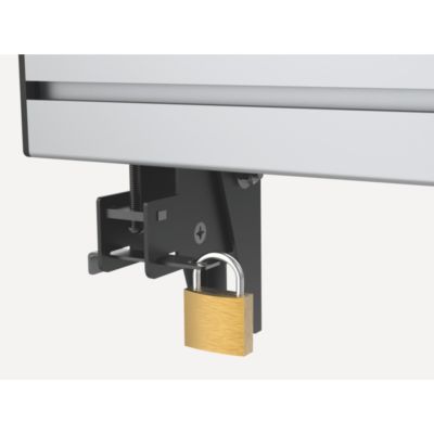 6. Uchwyt sufitowy do 2 wyświetlaczy LCD - Plastik, Aluminium, Stal, Srebrny - Rozmiar ekranu: 114.3-139.7 cm (45-55'')