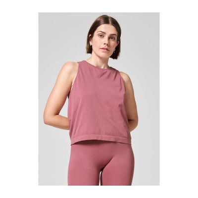 2. koszulka treningowa CASALL Essential Block Seamless Tank różowy