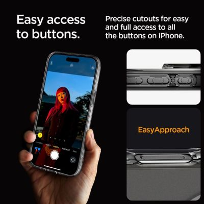 9. Etui Spigen Ultra Hybrid Mag z MagSafe na iPhone 16 Pro - przezroczyste