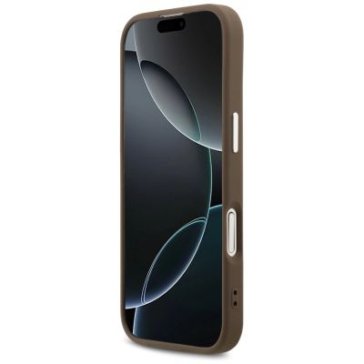 5. Etui Guess 4G Big 4G Classic Logo na iPhone 17 - brązowo-srebrne