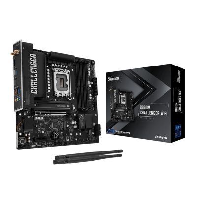 7. Asrock B860M Challenger WiFi Intel B860 LGA 1851 (Socket V1) micro ATX