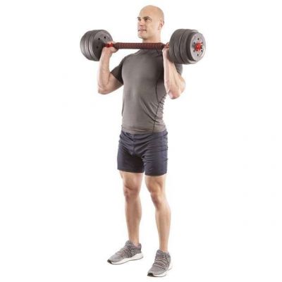 7. Sztangielki-Sztanga  Kompozyt 2w1 SGP40 HMS 40 kg