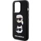 6. Etui Karl Lagerfeld Silicone Karl&Choupette Head na iPhone 15 Pro Max - czarne