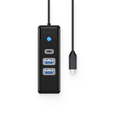 2. Hub USB Orico PWC2U-C3 3-portowy 2x USB-A 3.0 1x USB-C 3.0 1 m - czarny