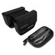 8. Wozinsky torba rowerowa na ramę sakwa na rower wodoodporne etui na telefon 1,5l czarny (WBB26BK)