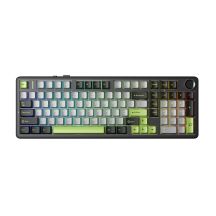 Klawiatura gasket F99 Pro Black+Gray+Green GrayWood switch RGB AULA