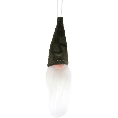 10. ZAWIESZKA DEKORACYJNA MIKOŁAJ 11CM ZIELONY