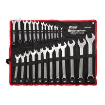 AWTOOLS KLUCZ PŁASKO-OCZKOWY KPL.25szt. /6mm-36mm   BLACK LINE