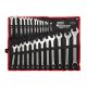 AWTOOLS KLUCZ PŁASKO-OCZKOWY KPL.25szt. /6mm-36mm   BLACK LINE